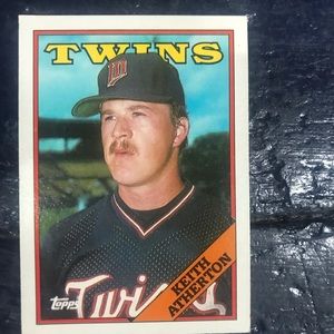 Keith Atherton Baseball Card